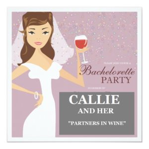 Callie and her "partners in wine"