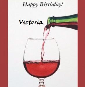 Victoria's Wineday Birthday
